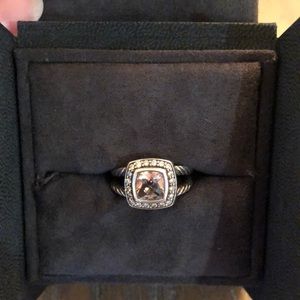 Size 5.5 David Yurman Albion morganite ring